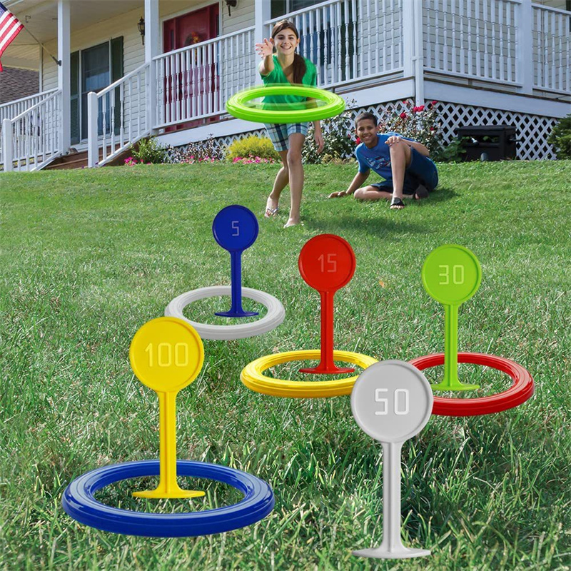 Kids Outdoor Yard - Пластиковая игра в кольцеброс для детей,
