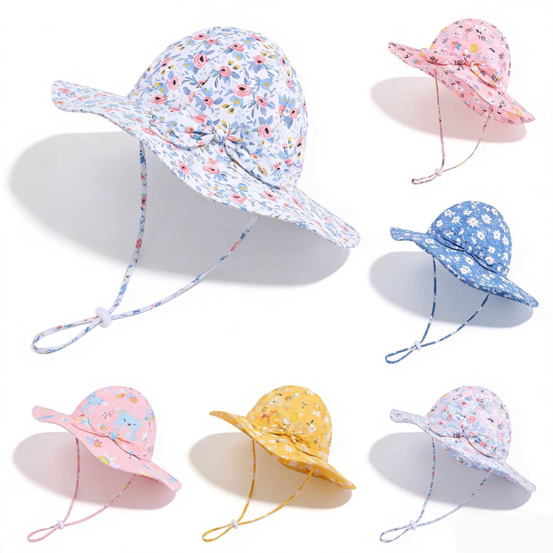 Kids Outdoor Hat - Детская панама для девочек, солнцезащитная шляпа,