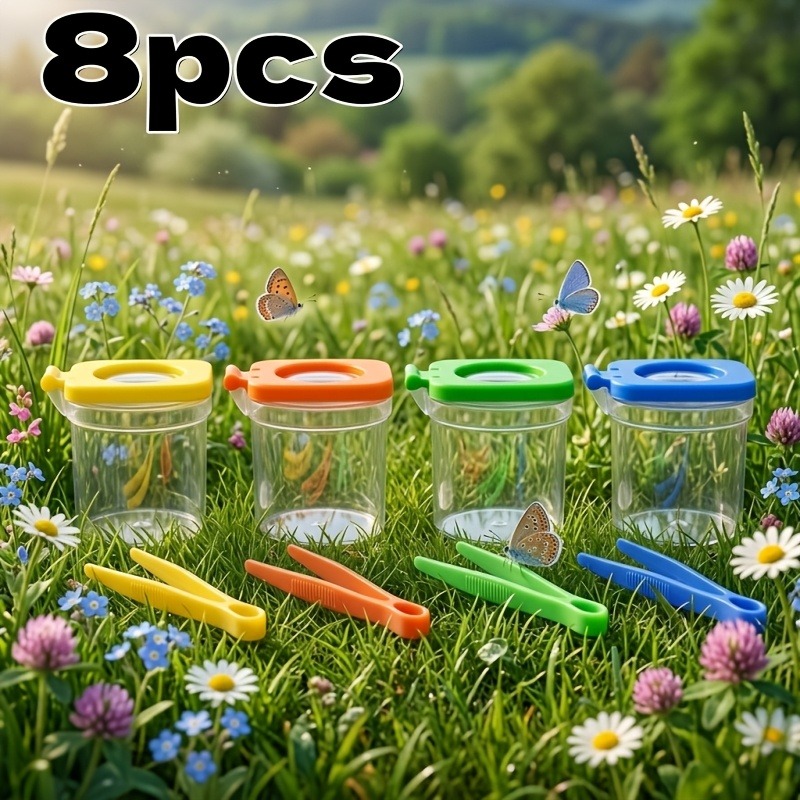 Kids Outdoor Explorer Kit - Детский набор для сбора насекомых 8-в-1,