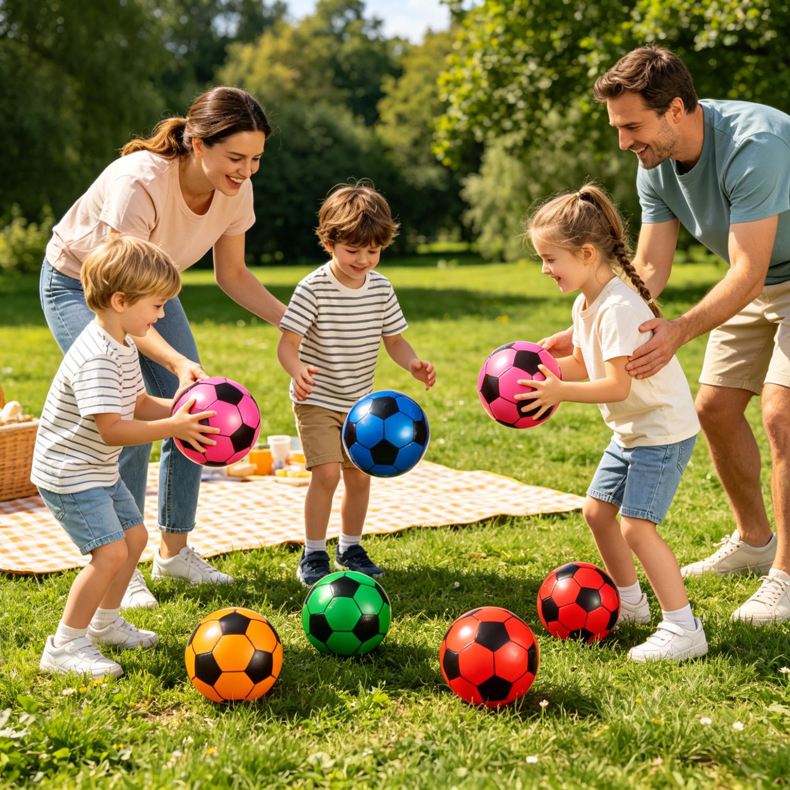 Kids Outdoor Yard - Надувной футбольный мяч, 6 штук, игрушка