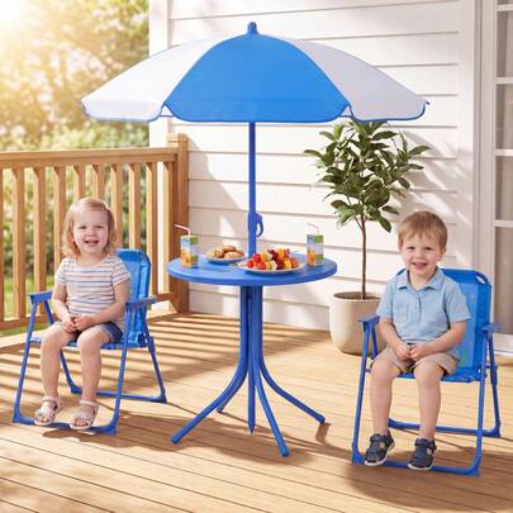 Kids Outdoor Folding Chair - Детский стол для пикника с двумя