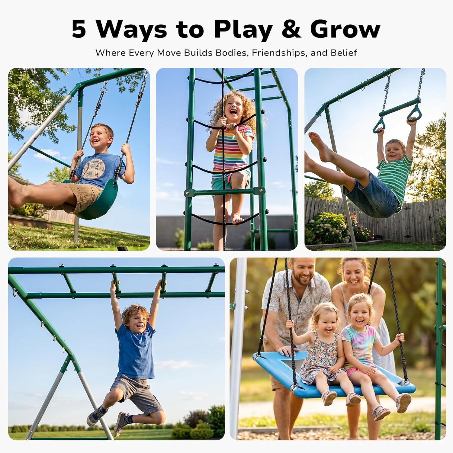 Детская игровая площадка для д – обзор и цена Kids Outdoor Monkey Bars