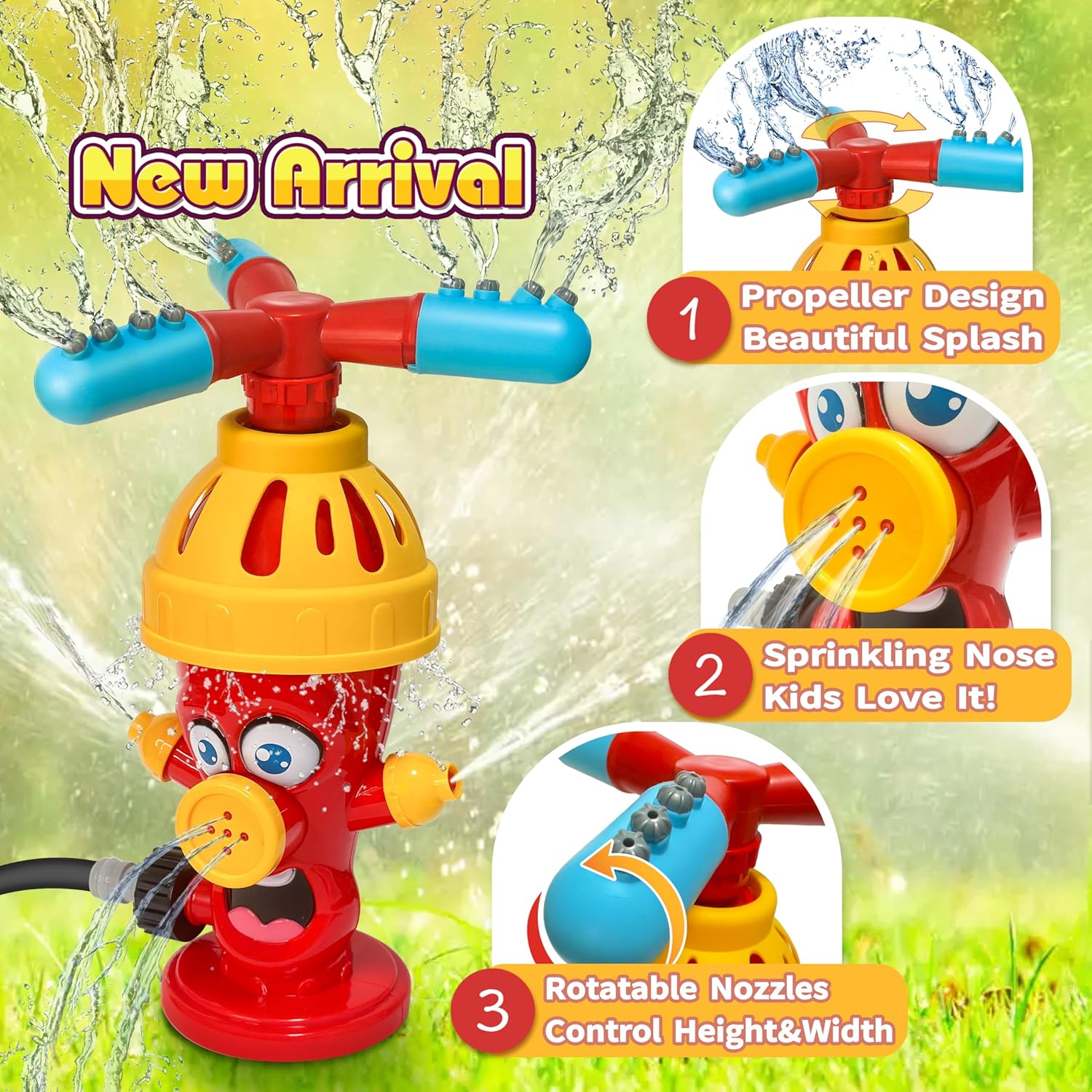 Игрушка-разбрызгиватель для во – обзор и цена Kids Outdoor Yard