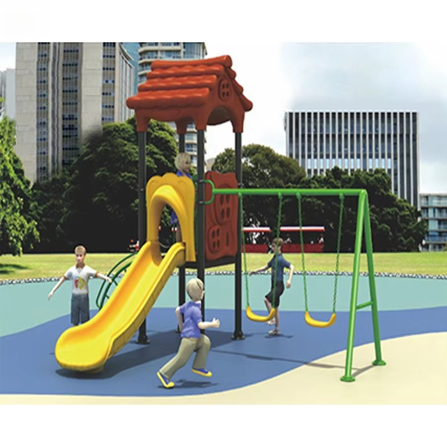 Стальное игровое оборудование, – обзор и цена Kids Outdoor Slide Set