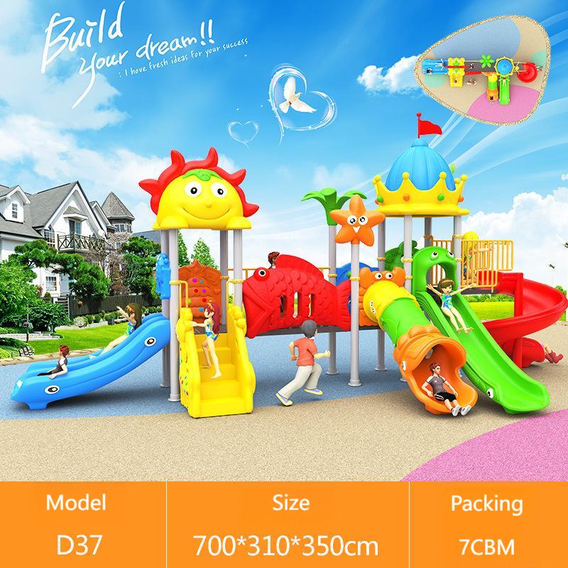 Недорогие малогабаритные игров – обзор и цена Kids Outdoor Slide Set