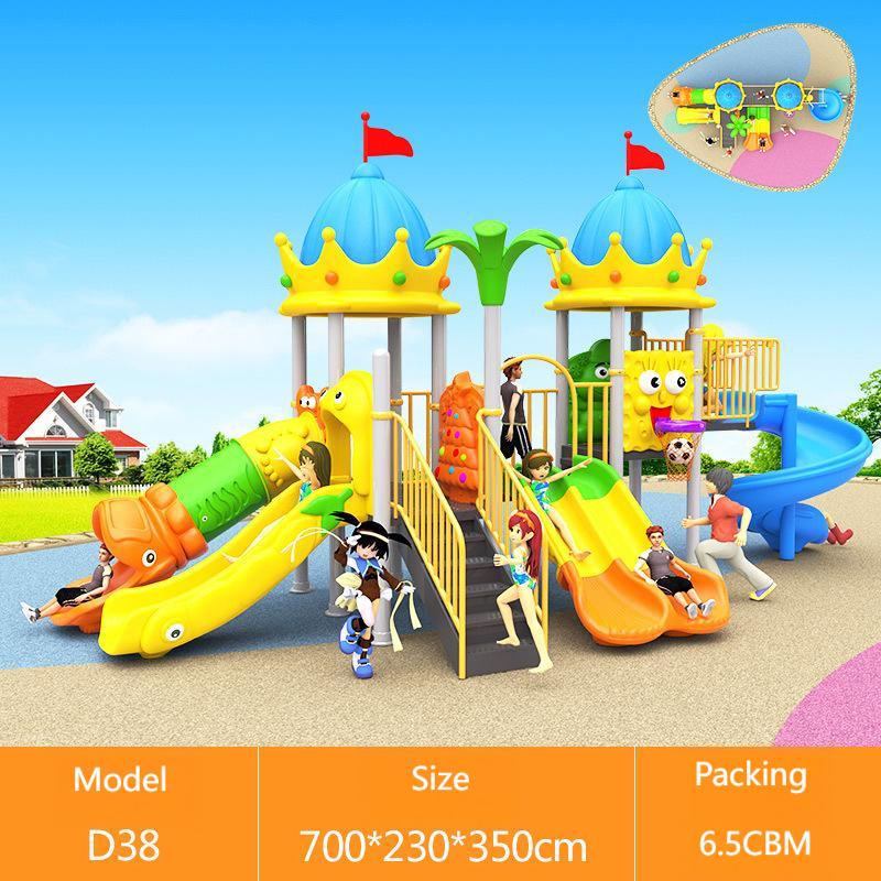 Недорогие малогабаритные игров – обзор и цена Kids Outdoor Slide Set
