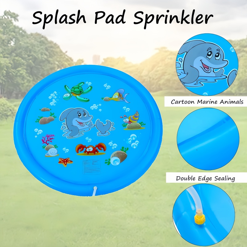 Надувной водный коврик-разбрыз – обзор и цена Slip Slide Water Mat